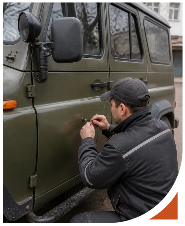 Профессиональное вскрытие автомобиля УАЗ без повреждений в Шуе